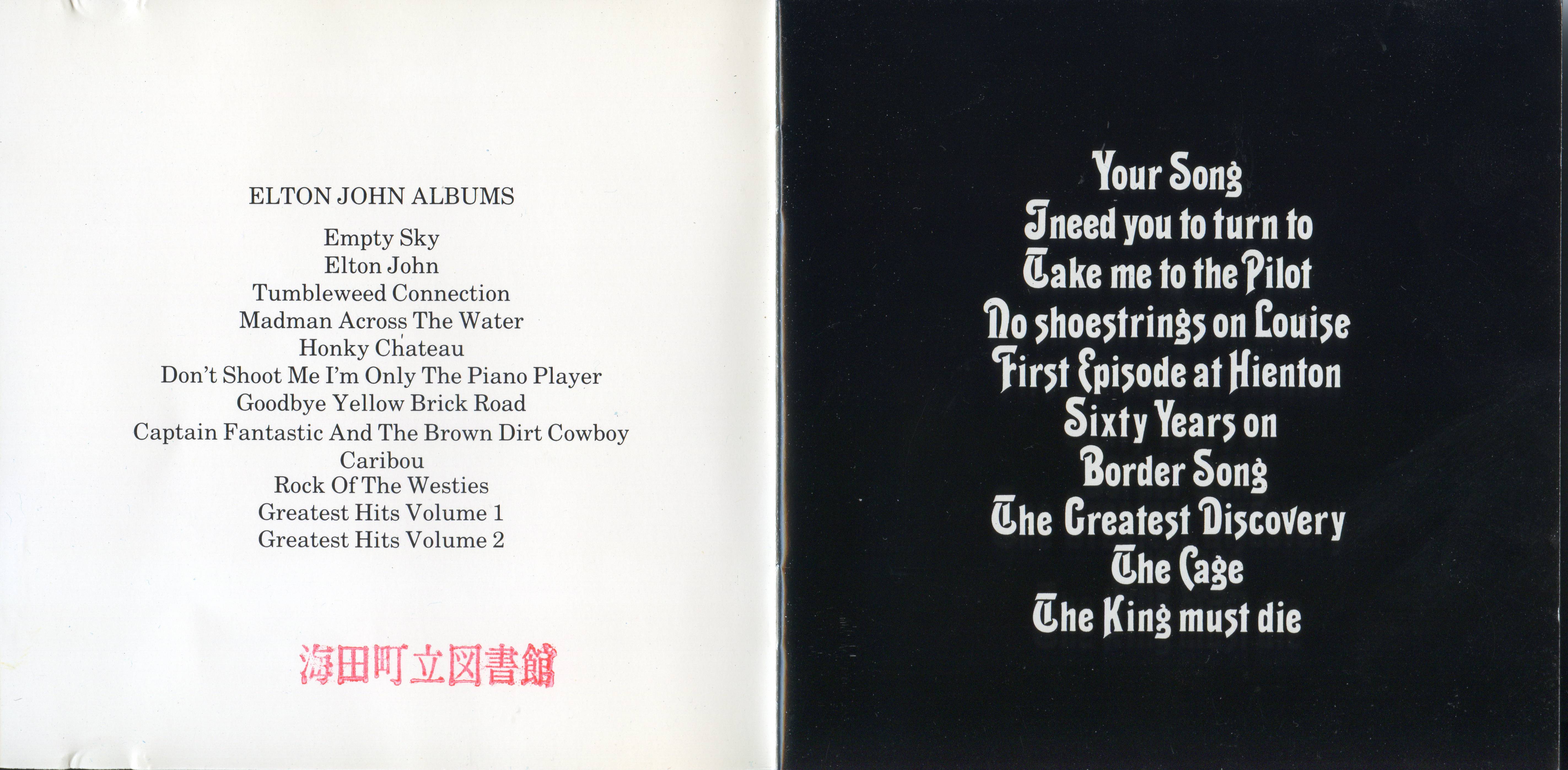 Elton John Elton John [booklet02 d]